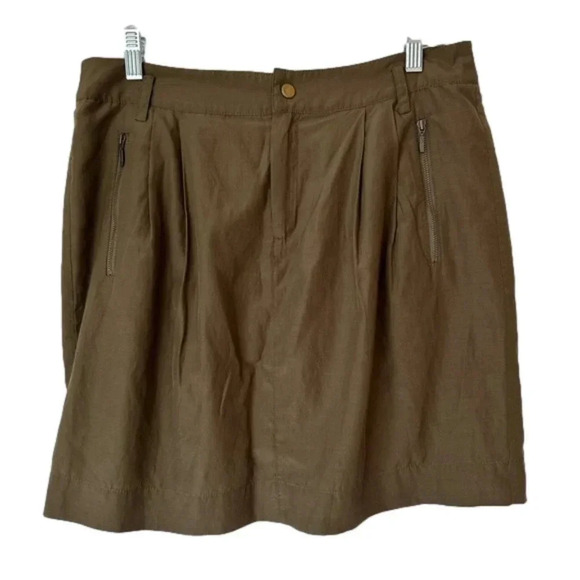 Banana Republic Olive Green Utility Mini Skirt NEW WITH TAGS - Picture 1 of 8